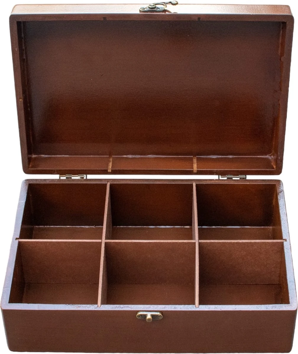 Perzische Theedoos Dahlia 20x30cm- Perzisch Patroon - Houtwerk - Persis Treasures 6 Perzische Theedoos Dahlia 20x30cm- Perzisch Patroon - Houtwerk - Persis Treasures - Afbeelding 4