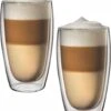 Glazen Dubbelwandig Cappuccino/Latte Machiato 350ml - Set Van 2 Stuks 2 Glazen Dubbelwandig Cappuccino/Latte Machiato 350ml - Set Van 2 Stuks -Keukenbenodigdheden 1022x1200
