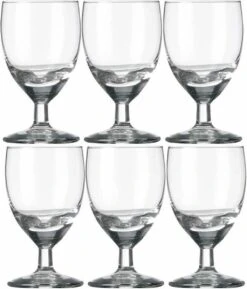 6x Likeur/borrelglazen Transparant 60 Ml Gilde Serie - 6 Cl