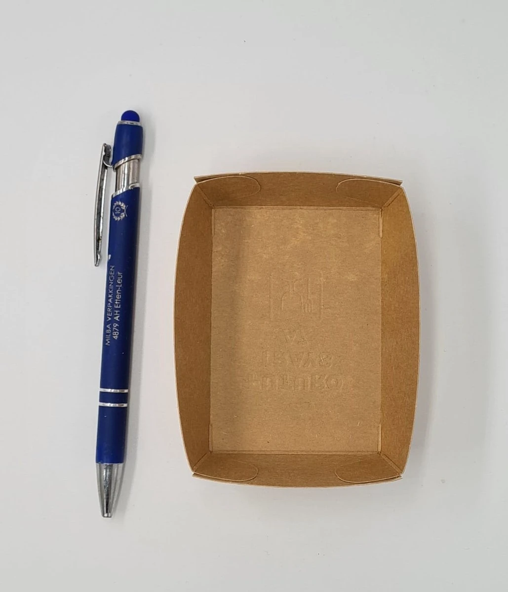 Merkloos A7 Bakje Karton 50st -Klein: 85x60x30mm - Klein Frietbakje - Snackbakje - Kartonnen Bakje - Milieuvriendelijk - Duurzaam - Friet - Patat 5 Merkloos A7 Bakje Karton 50st -Klein: 85x60x30mm - Klein Frietbakje - Snackbakje - Kartonnen Bakje - Milieuvriendelijk - Duurzaam - Friet - Patat - Afbeelding 3