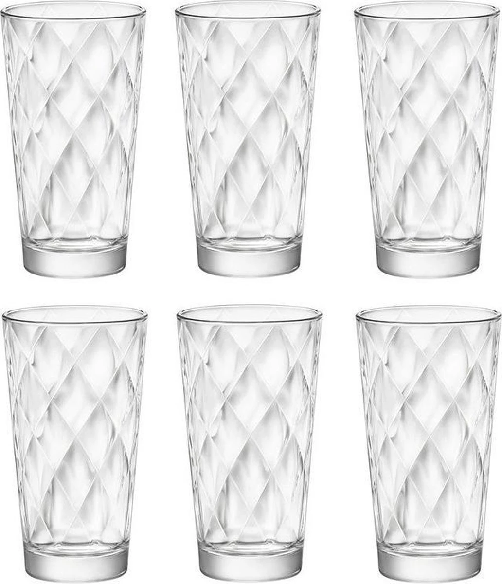 Bormioli Rocco Kaleido Longdrinkglas 37 Cl - Set-6 3 Bormioli Rocco Kaleido Longdrinkglas 37 Cl - Set-6