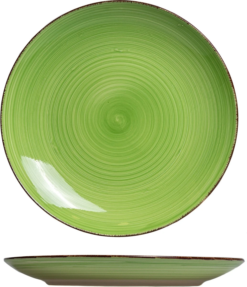 Studio Tavola Dinerborden Summer Green ø 26.5 Cm - 6 Stuks 6 Studio Tavola Dinerborden Summer Green ø 26.5 Cm - 6 Stuks - Afbeelding 4