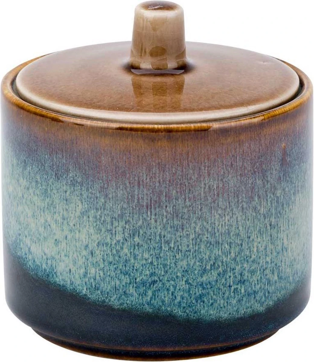 Quintana Amber Suikerpot D8xh6.7-8,5cm 3 Quintana Amber Suikerpot D8xh6.7-8,5cm