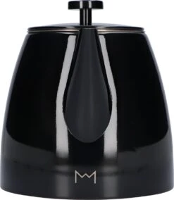 Vaja® Theepot Juliette Met Filter - Dubbelwandig -Theekan 1.0L - Glimmend Zwart -Keukenbenodigdheden 1043x1200 1