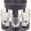 Out Of The Blue Shotglas Dispenser - Bartools - Met 6 Shotglazen - Kado -Keukenbenodigdheden 1060x1200