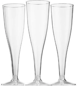 Champagneglazen - 30 Stuk(s) - 135ml - Chique - Plastic - Glazen - Transparant - Kunststof - Kerst Servies -Keukenbenodigdheden 1075x1200 4