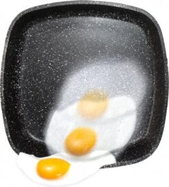 Herenthal Dubbele Grillpan - Ø 28 Cm - Koekenpan - Keramische Pan - Marmeren Coating Met Antiaanbaklaag - PFAS & PFOA Vrij - Pan - Grill - Vermindert Geur, Rook En Oliespatten - Zilver -Keukenbenodigdheden 1082x1200 1