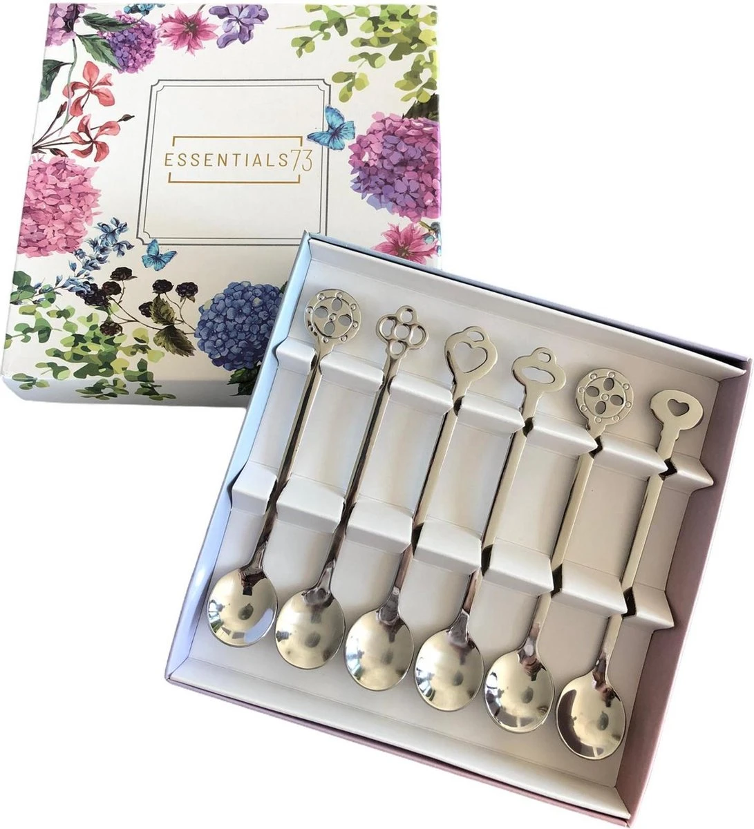 ESSENTIALS73 Luxe Theelepel - Koffielepel Set Van 6 RVS - Theelepeltje - Lepeltjes - Lepels - Koffielepeltje -Koffielepels - Theelepels - Lepel - Koffie - Thee - Lepeltje 3 ESSENTIALS73 Luxe Theelepel - Koffielepel Set Van 6 RVS - Theelepeltje - Lepeltjes - Lepels - Koffielepeltje -Koffielepels - Theelepels - Lepel - Koffie - Thee - Lepeltje