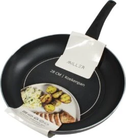 Miller Hapjespan Inductie 28cm - Alle Warmtebronnen - Anti Aanbaklaag -Keukenbenodigdheden 1093x1200 1