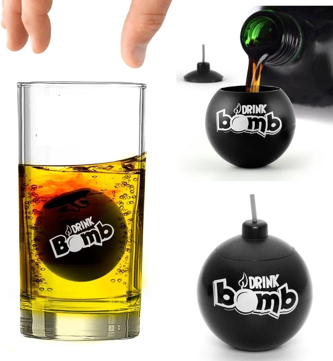 CKB LTD - Bomb Shots - Drank - Jagermeister Shotglaasjes Giftpack - Borrelglaasjes - Kunststof - Shotglazen - Zwart - 4 Stuks - Glazen Shotglas Likeur Drank Jagerbomb 3 CKB LTD - Bomb Shots - Drank - Jagermeister Shotglaasjes Giftpack - Borrelglaasjes - Kunststof - Shotglazen - Zwart - 4 Stuks - Glazen Shotglas Likeur Drank Jagerbomb