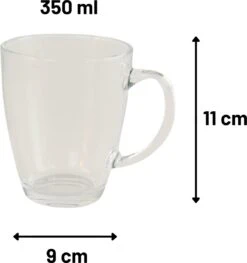 Orange85 Theeglazen Met Oor - 4 Stuks - 350 Ml - Groot Formaat - Transparant - Theekopjes 15 Orange85 Theeglazen Met Oor - 4 Stuks - 350 Ml - Groot Formaat - Transparant - Theekopjes -Keukenbenodigdheden 1127x1200 4