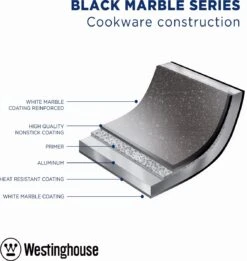 Westinghouse Wokpan Inductie - Ø 30 Cm - Zwart Marmer - Met Deksel 14 Westinghouse Wokpan Inductie - Ø 30 Cm - Zwart Marmer - Met Deksel -Keukenbenodigdheden 1134x1200 4