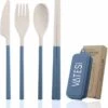 Reisbestek - 5-delig Blauw - Meeneembestek - Bestek To Go -Keukenbenodigdheden 1136x1200