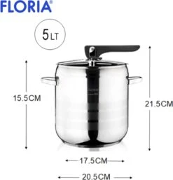 Zilan Easy - Snelkookpan - Pressure Cooker - Geschikt Voor Alle Warmtebronnen Ook Inductie - 4 Liter -Keukenbenodigdheden 1152x1200 7
