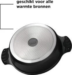 BIKO | Luxe Aluminium Tajine Inductie| Tagine | Geschikt Voor 4-8 Personen - Inductie - Zwart -Keukenbenodigdheden 1160x1200