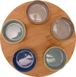 Cosy & Trendy Serveerplank Bamboe Dia 25 Cm Met 5x Luxe Hapjes/saus/tapas Schaaltjes 8 Cosy & Trendy Serveerplank Bamboe Dia 25 Cm Met 5x Luxe Hapjes/saus/tapas Schaaltjes -Keukenbenodigdheden 1191x1200 8