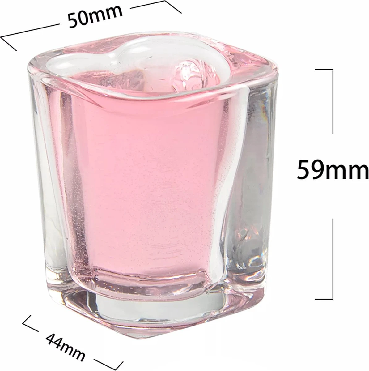 Malinsi Shotglaasjes - Hartvorm Shotglas 6 Stuks - 45ml - Borrelglaasjes - Liefde Glazen Voor Drank En Alcohol - Hart Shotglazen - Housewarming Cadeau Glas - Verjaardag 5 Malinsi Shotglaasjes - Hartvorm Shotglas 6 Stuks - 45ml - Borrelglaasjes - Liefde Glazen Voor Drank En Alcohol - Hart Shotglazen - Housewarming Cadeau Glas - Verjaardag - Afbeelding 3