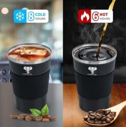 Elephant & Co Dubbelwandige Reisbeker - Koffie To Go -Duurzaam - 380ml - -Keukenbenodigdheden 1195x1200 2