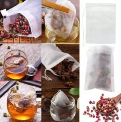 Lege Theezakjes Voor Losse Thee 200 Stuks 5 X 7 Cm - Biologisch Afbreekbaar En Recyclebaar -Keukenbenodigdheden 1197x1200 37