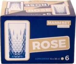 Mammoet Longdrink Rose 36 Cl - Transparant 6 Stuk(s) -Keukenbenodigdheden 1200x1004 2