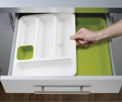 Joseph Joseph Uitschuifbare Bestekbak - Grijs - Sorteervakken & Verstelbaar & Uitschuifbaar -Keukenbenodigdheden 1200x1005 6