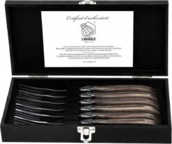 Laguiole Style De Vie Vorken Luxury Line - 6-delig - Olijfhout -Keukenbenodigdheden 1200x1007 1