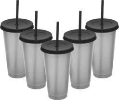 Herbruikbare Bekers Met Rietje En Deksel Van Plastic – Starbucks Design – Drinkbekers Met Rietje – Kleur Veranderende Beker -Keukenbenodigdheden 1200x1012 1