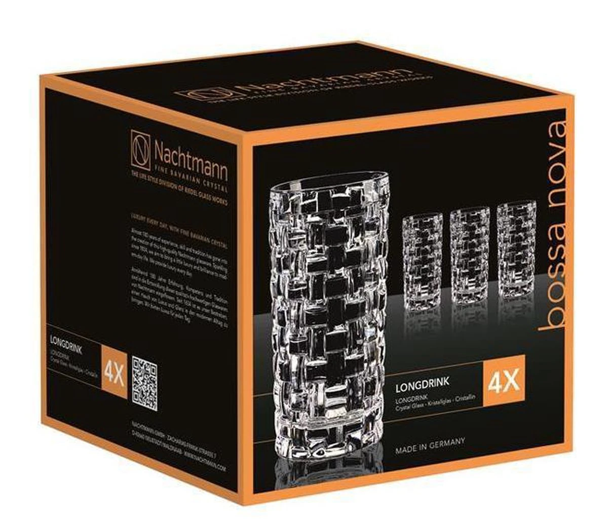 Nachtmann Bossa Nova Longdrinkglazen - 39,5 Cl - 4 Stuks 9 Nachtmann Bossa Nova Longdrinkglazen - 39,5 Cl - 4 Stuks - Afbeelding 7