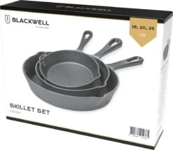 Blackwell Koekenpannenset - Gietijzer - ø 16, 20 En 25 Cm - Zonder Anti-aanbaklaag 17 Blackwell Koekenpannenset - Gietijzer - ø 16, 20 En 25 Cm - Zonder Anti-aanbaklaag -Keukenbenodigdheden 1200x1038 3