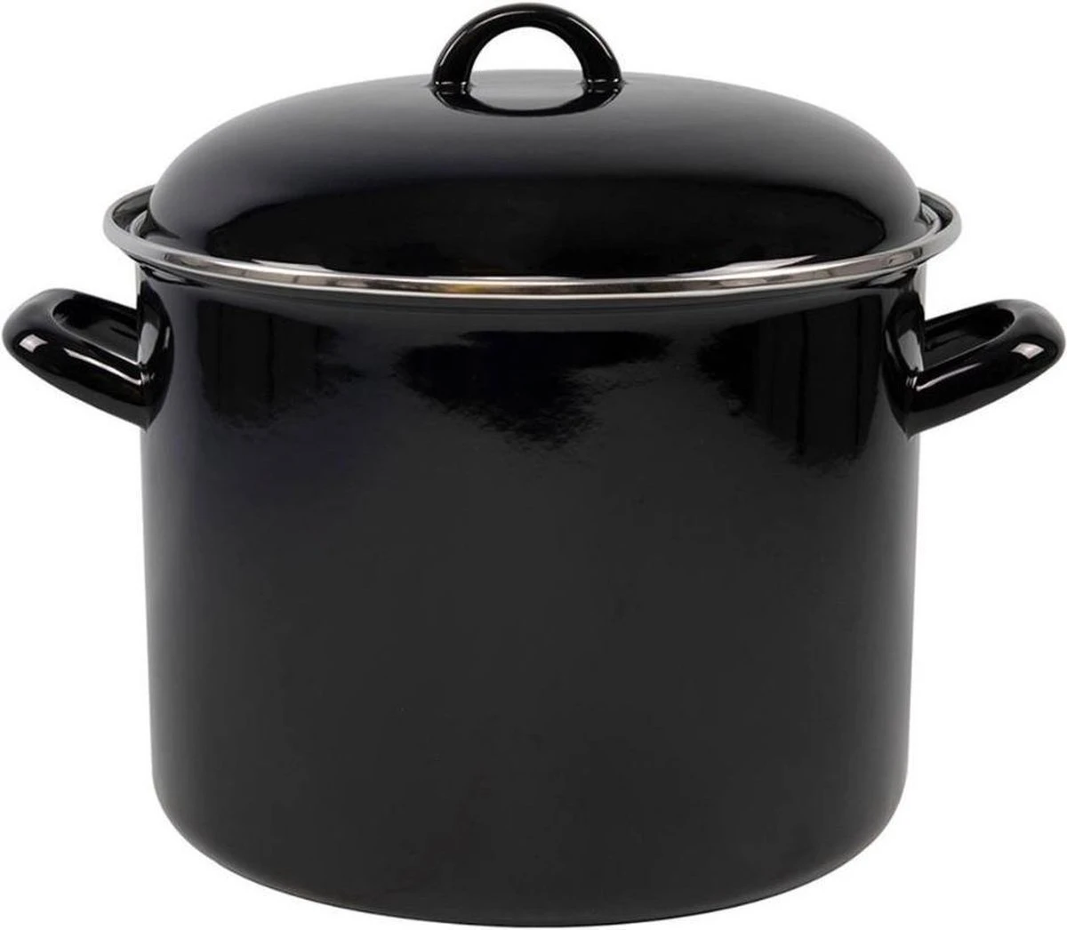 Orange85 Soeppan - Stamppot Pan - Inductie - Zwart - 8 Liter - Staal - Alle Warmtebronnen 3 Orange85 Soeppan - Stamppot Pan - Inductie - Zwart - 8 Liter - Staal - Alle Warmtebronnen