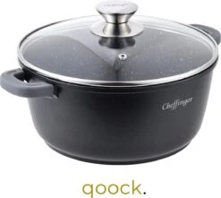 Cheffinger Cooking | Braadpan Met Deksel | 20cm | Alle Warmtebronnen |DC20