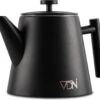 VDN RVS Theepot Dubbelwandig Met Filter - Zwarte Theekan 1 Liter - 902 -Keukenbenodigdheden 1200x1082 4