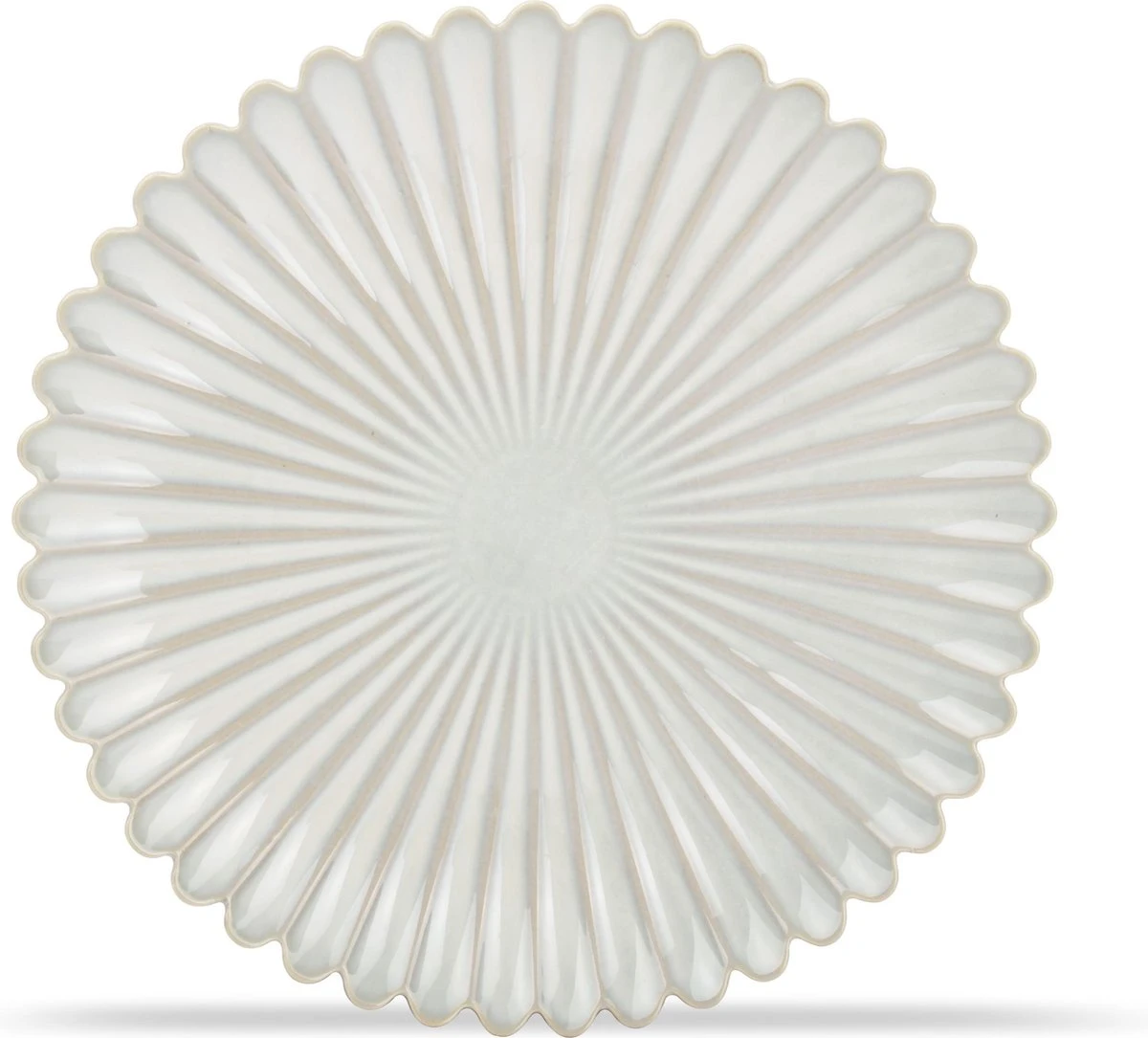 Salt&Pepper - Plat Bord - 25cm - Nuance White - Lotus - Set/4 6 Salt&Pepper - Plat Bord - 25cm - Nuance White - Lotus - Set/4 - Afbeelding 4