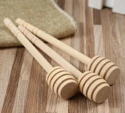 Honing Lepel - Dipper - Hout - Honeydripper - Keukengerei - Ontbijt - Hout - 2 Stuks - 15.5 Cm -Keukenbenodigdheden 1200x1086 2