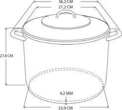 BK Soeppan - Ø 26 Cm - 11 L - Glazen Deksel -Keukenbenodigdheden 1200x1089 6
