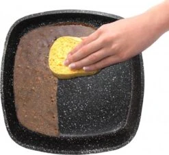 Herenthal Dubbele Grillpan - Ø 28 Cm - Koekenpan - Keramische Pan - Marmeren Coating Met Antiaanbaklaag - PFAS & PFOA Vrij - Pan - Grill - Vermindert Geur, Rook En Oliespatten - Zilver -Keukenbenodigdheden 1200x1097 4