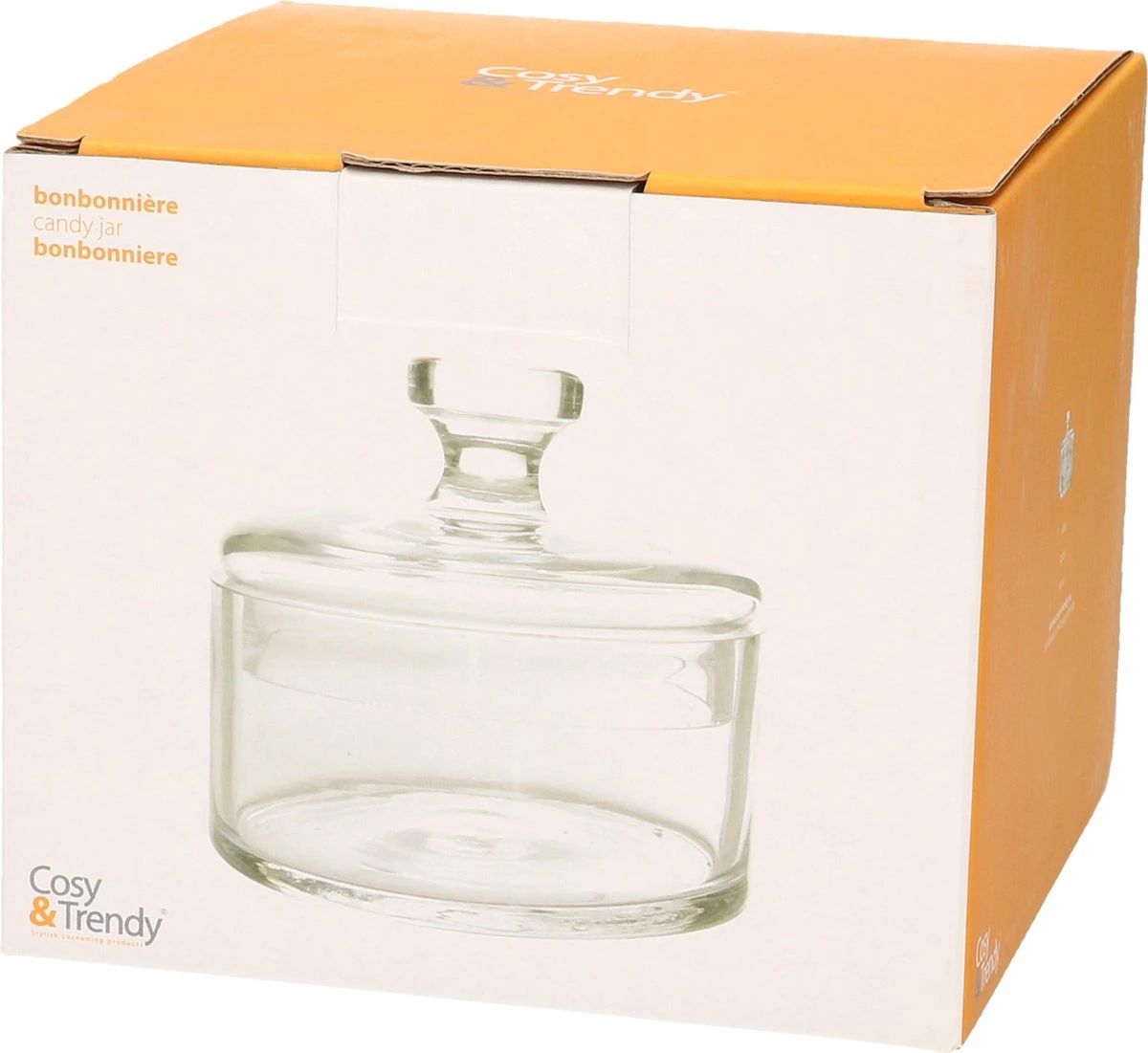 Cosy & Trendy Bonbonniere - Glas - Ø 13 Cm X 12.5 Cm 5 Cosy & Trendy Bonbonniere - Glas - Ø 13 Cm X 12.5 Cm - Afbeelding 3