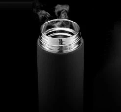 Thermosfles 500 Ml - Met Thee Filter - Mat Zwart -Keukenbenodigdheden 1200x1114