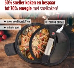Rosmarino - Snelkookpan Met Glazen Deksel - Zwart - Ø24cm - 5 Liter - 100% PFAS & PFOA Vrij - Aluminium - Pressure Cooker - Non-stick Minerale Coating - Ergonomische Handgrepen - Geschikt Voor Alle Warmtebronnen 20 Rosmarino - Snelkookpan Met Glazen Deksel - Zwart - Ø24cm - 5 Liter - 100% PFAS & PFOA Vrij - Aluminium - Pressure Cooker - Non-stick Minerale Coating - Ergonomische Handgrepen - Geschikt Voor Alle Warmtebronnen -Keukenbenodigdheden 1200x1115 3