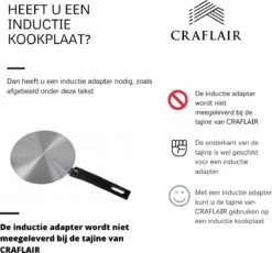 CRAFLAIR ~ Tajine ~ Ø 30 Cm ~ Geschikt Voor Inductie - Adapter ~ Handgemaakt ~ Geglazuurd Keramiek 12 CRAFLAIR ~ Tajine ~ Ø 30 Cm ~ Geschikt Voor Inductie - Adapter ~ Handgemaakt ~ Geglazuurd Keramiek -Keukenbenodigdheden 1200x1118 4