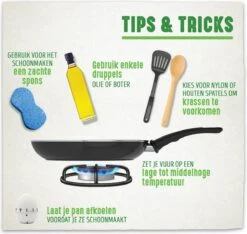 GreenChef Vintage Koekenpan 28cm - Zwart - Inductie - PFAS-vrij 13 GreenChef Vintage Koekenpan 28cm - Zwart - Inductie - PFAS-vrij -Keukenbenodigdheden 1200x1135 3