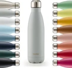 Blumtal Thermosfles - Met Dubbele Wand - Thermosbeker Koffie, Thee En Koele Dranken - Travel Mug - 500ml - Ultimate Grey - Grijs