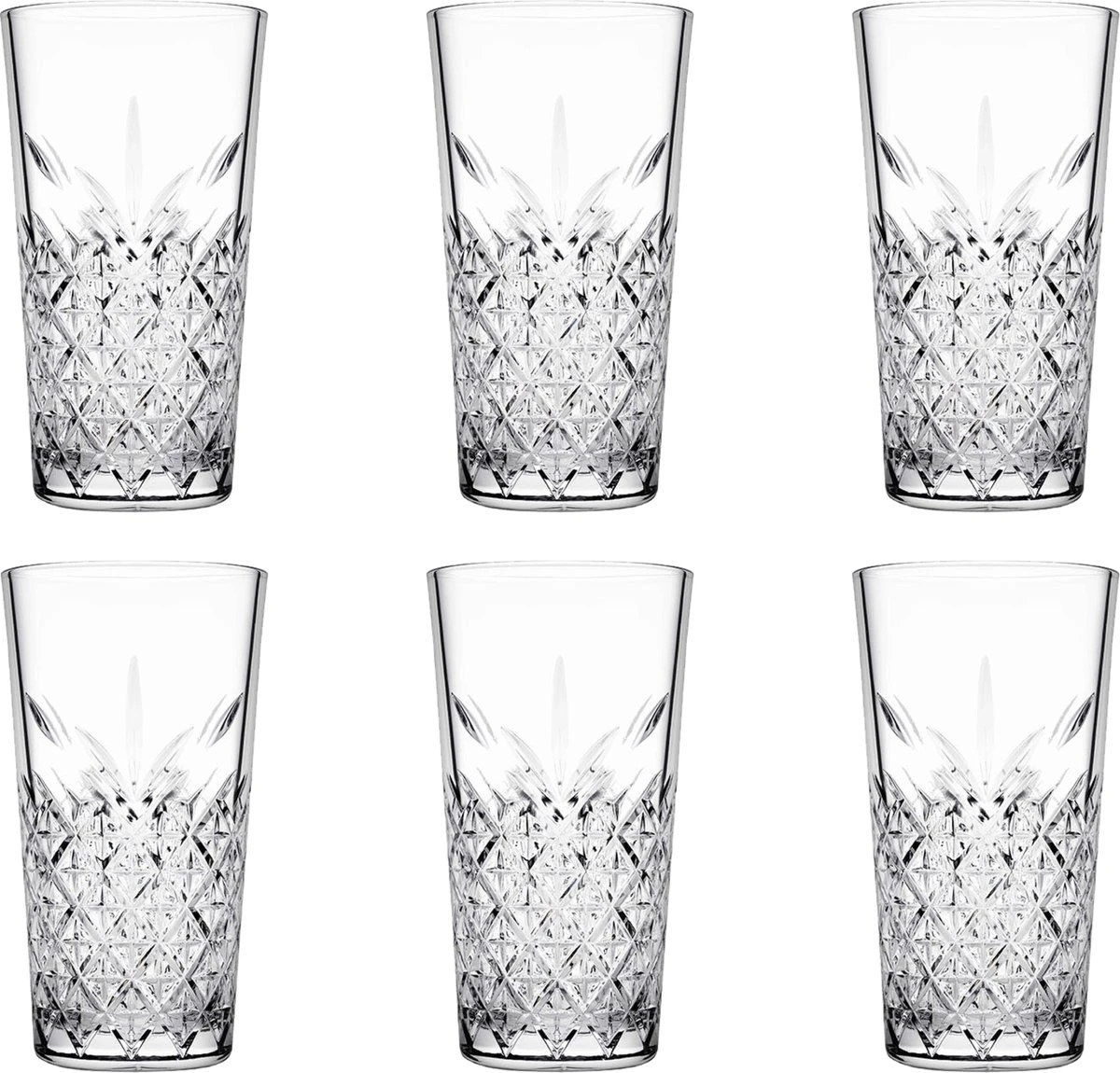 Pasabahce Longdrink Timeless Stapelbaar 47 Cl - Transparant 6 Stuk(s) 5 Pasabahce Longdrink Timeless Stapelbaar 47 Cl - Transparant 6 Stuk(s) - Afbeelding 3