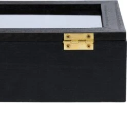 CasaLupo Theedoos Zwart 6-vaks - Met Fluweel - 24 X 16 Cm -Keukenbenodigdheden 1200x1152 6