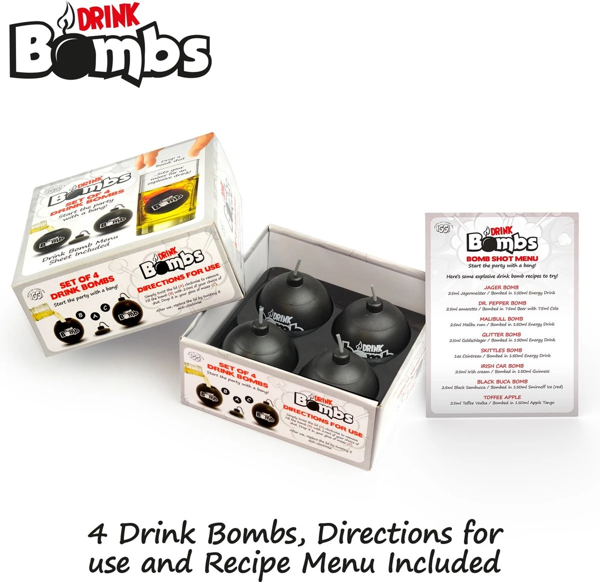 CKB LTD - Bomb Shots - Drank - Jagermeister Shotglaasjes Giftpack - Borrelglaasjes - Kunststof - Shotglazen - Zwart - 4 Stuks - Glazen Shotglas Likeur Drank Jagerbomb 15 CKB LTD - Bomb Shots - Drank - Jagermeister Shotglaasjes Giftpack - Borrelglaasjes - Kunststof - Shotglazen - Zwart - 4 Stuks - Glazen Shotglas Likeur Drank Jagerbomb - Afbeelding 13
