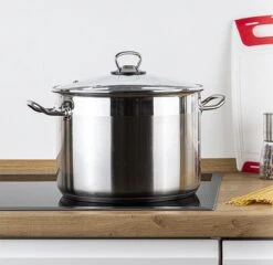 Haushalt Soeppan Met Glazen Deksel - 10 Liter- RVS 19 Haushalt Soeppan Met Glazen Deksel - 10 Liter- RVS -Keukenbenodigdheden 1200x1165 6