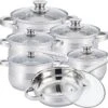 Herzberg Pannenset – 12-Delig – Voor Inductie En Gas – Vaatwasser Bestendig – RVS Met Glazen Deksels -Keukenbenodigdheden 1200x1169 5