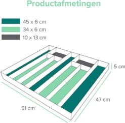 Grote Bestekbak Bamboe 51x47cm | Besteklade Van Coninx | Bestekhouder | Opbergbak | Duurzaam | Voor Laden Van 47cm Diep 15 Grote Bestekbak Bamboe 51x47cm | Besteklade Van Coninx | Bestekhouder | Opbergbak | Duurzaam | Voor Laden Van 47cm Diep -Keukenbenodigdheden 1200x1175 6