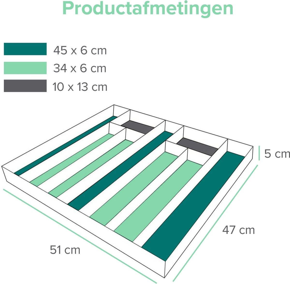 Grote Bestekbak Bamboe 51x47cm | Besteklade Van Coninx | Bestekhouder | Opbergbak | Duurzaam | Voor Laden Van 47cm Diep 8 Grote Bestekbak Bamboe 51x47cm | Besteklade Van Coninx | Bestekhouder | Opbergbak | Duurzaam | Voor Laden Van 47cm Diep - Afbeelding 6