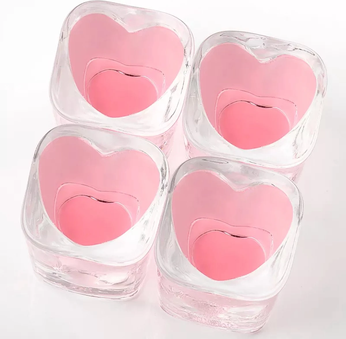 Malinsi Shotglaasjes - Hartvorm Shotglas 6 Stuks - 45ml - Borrelglaasjes - Liefde Glazen Voor Drank En Alcohol - Hart Shotglazen - Housewarming Cadeau Glas - Verjaardag 6 Malinsi Shotglaasjes - Hartvorm Shotglas 6 Stuks - 45ml - Borrelglaasjes - Liefde Glazen Voor Drank En Alcohol - Hart Shotglazen - Housewarming Cadeau Glas - Verjaardag - Afbeelding 4